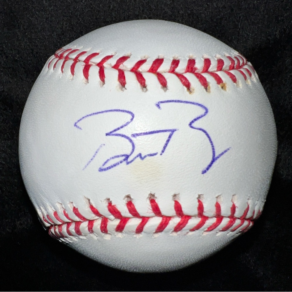Buster Posey 2010 NL Rookie of the Year signed autograph baseball MLB Hologram
